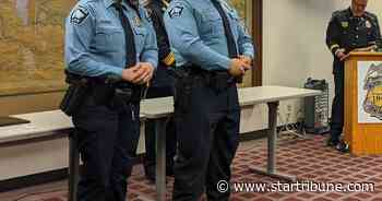 Minneapolis, Park police officers recognized for bravery, heroism on the job