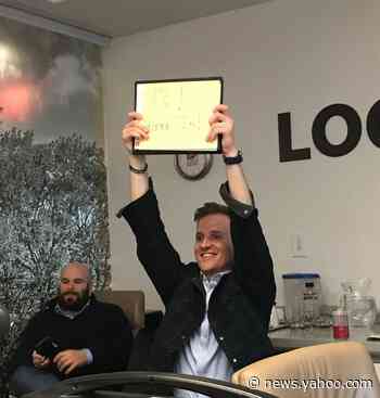 'We're in!' Andrew Yang's campaign manager notifies him mid-interview he's made the debate stage