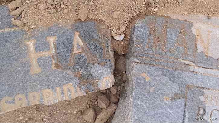 Local man asking for help finding source of broken headstone