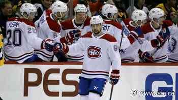Canadiens end Jarry's shutout streak, race past Penguins