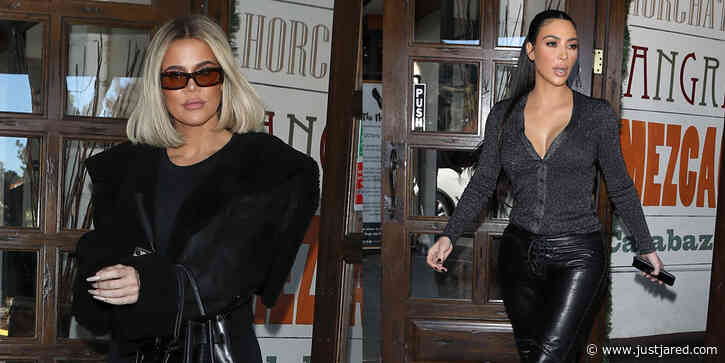 Khloe & Kim Kardashian Grab Lunch Together After Jordyn Woods Lie Detector Results Revealed