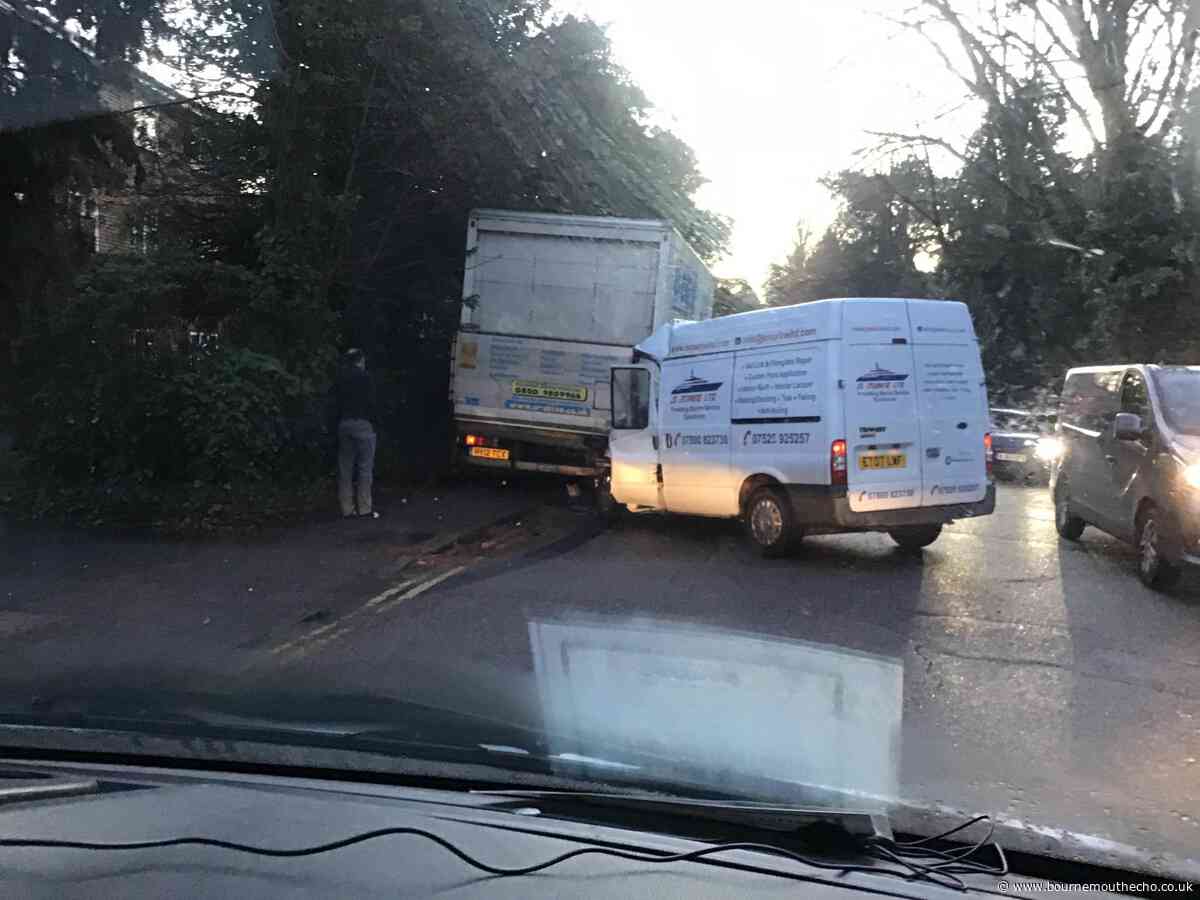 Collision in Surrey Road, Bournemouth