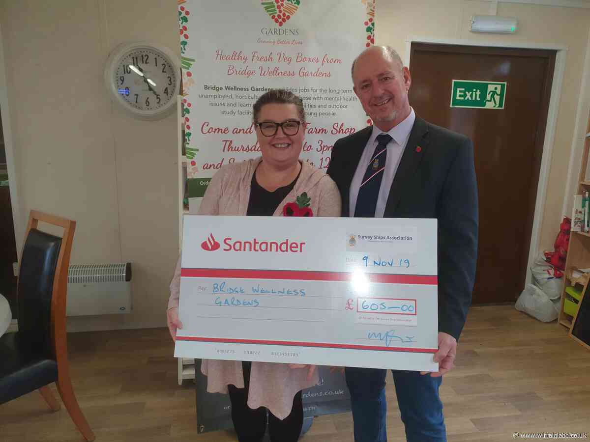 Falklands War veterans donate £605 to community farm that helps those with learning difficulties