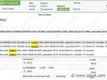 455,000 Turkish card details put up for sale, web skimmers suspected