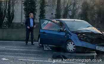 Northern Ireland traffic alerts: Crash closes three lanes on Belfast's Westlink