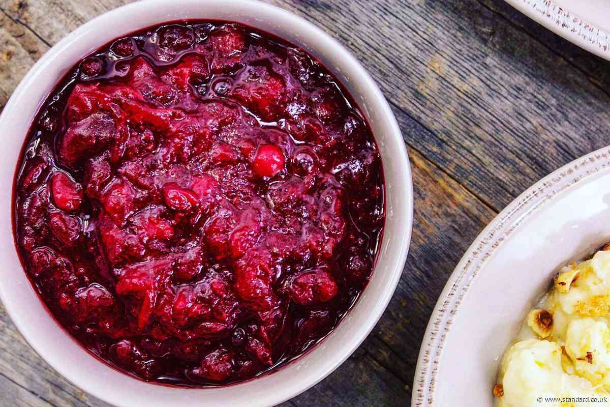 Clodagh McKenna's cinnamon and ginger infused cranberry sauce