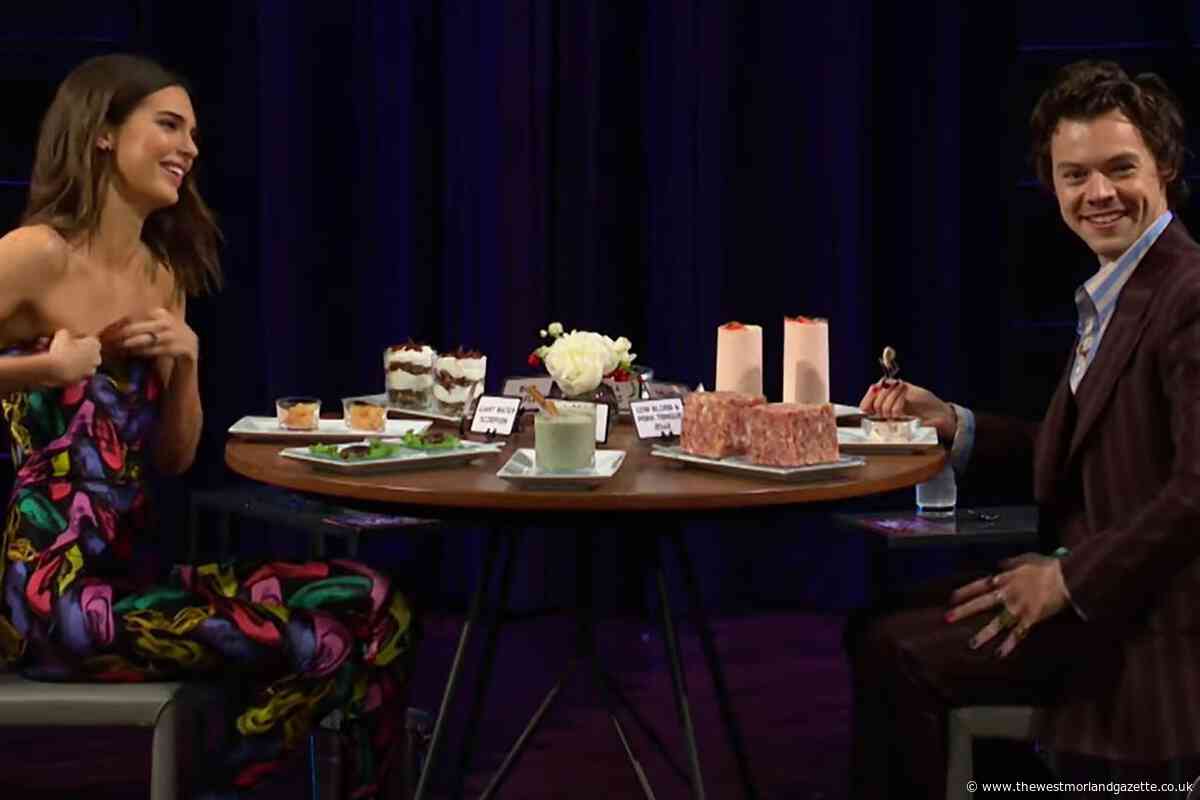 Harry Styles eats cod sperm in TV game to avoid awkward Kendall Jenner question
