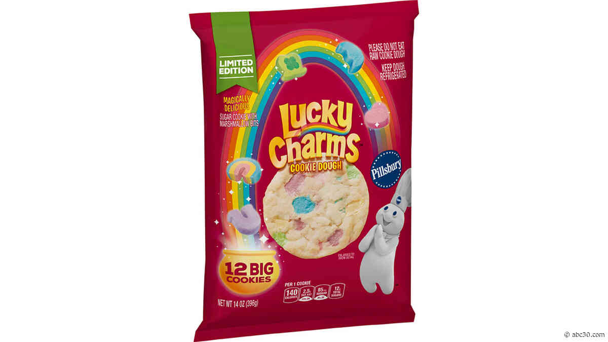 Pillsbury rolls out Lucky Charms cookie dough