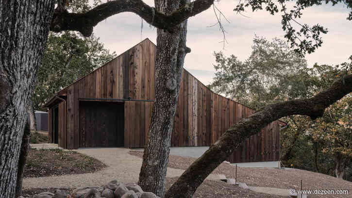 Faulkner Architects converts barn in California's wine country into minimal bunkhouse