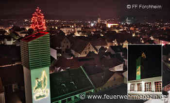 Im Alarmfall blinkt der Weihnachtsbaum
