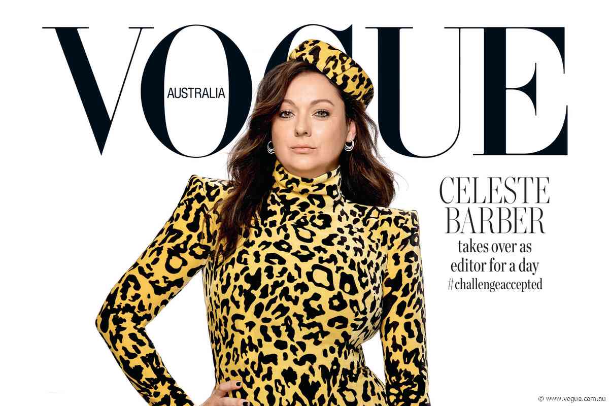 Celeste Barber takes over as editor of Vogue Australia for the day