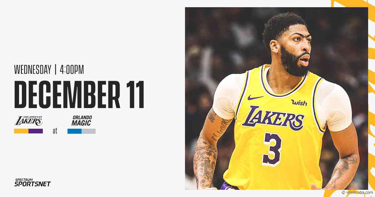 3 Things to Know: Lakers at Magic (12/11/19)