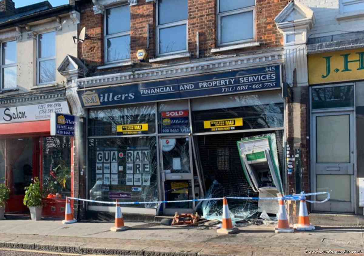 'Ram raid?' - Police say this damage was NOT caused by a cash thief