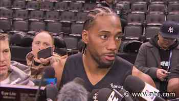 Kawhi: 'Excited to Get Ring'