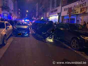 Drie gewonden na zware crash in Josaphatstraat