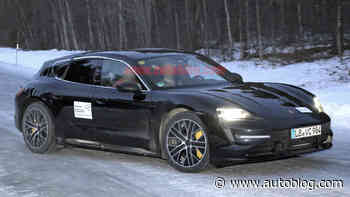 Porsche Taycan Cross Turismo sheds most of its camouflage in new spy photos