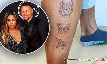 Steph and Ayesha Curry show off their new matching tattoos done in honor of their children