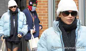 Kaia Gerber and boyfriend Pete Davidson brave the NYC cold for a coffee run