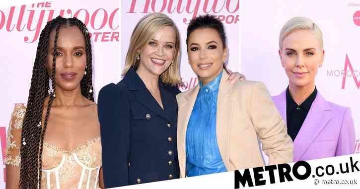 Reese Witherspoon, Eva Longoria and Charlize Theron lead red carpet at Hollywood Reporter’s Power 100 Women In Entertainment gala