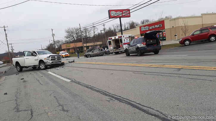 1 Person Dead After 2-Car Crash In Hampton Township Closes Route 8