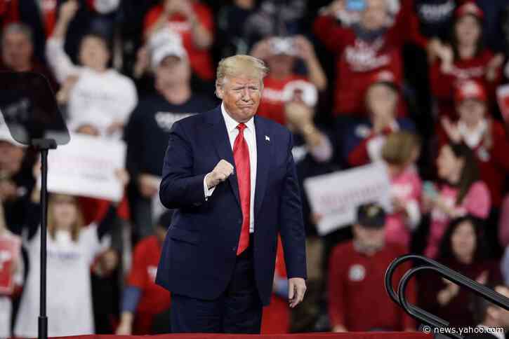 Trump mocks impeachment effort, talks up trade deal at rally
