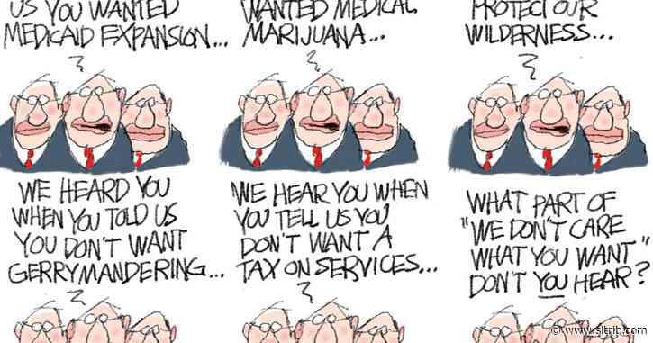 Bagley Cartoon: Hearing Test