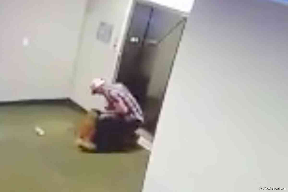 Texas Man Saves Dog After Leash Caught In Elevator Doors