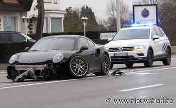 Porsche total loss na botsing
