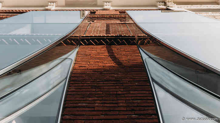 UNStudio mimics textiles with glass for facade of Amsterdam store