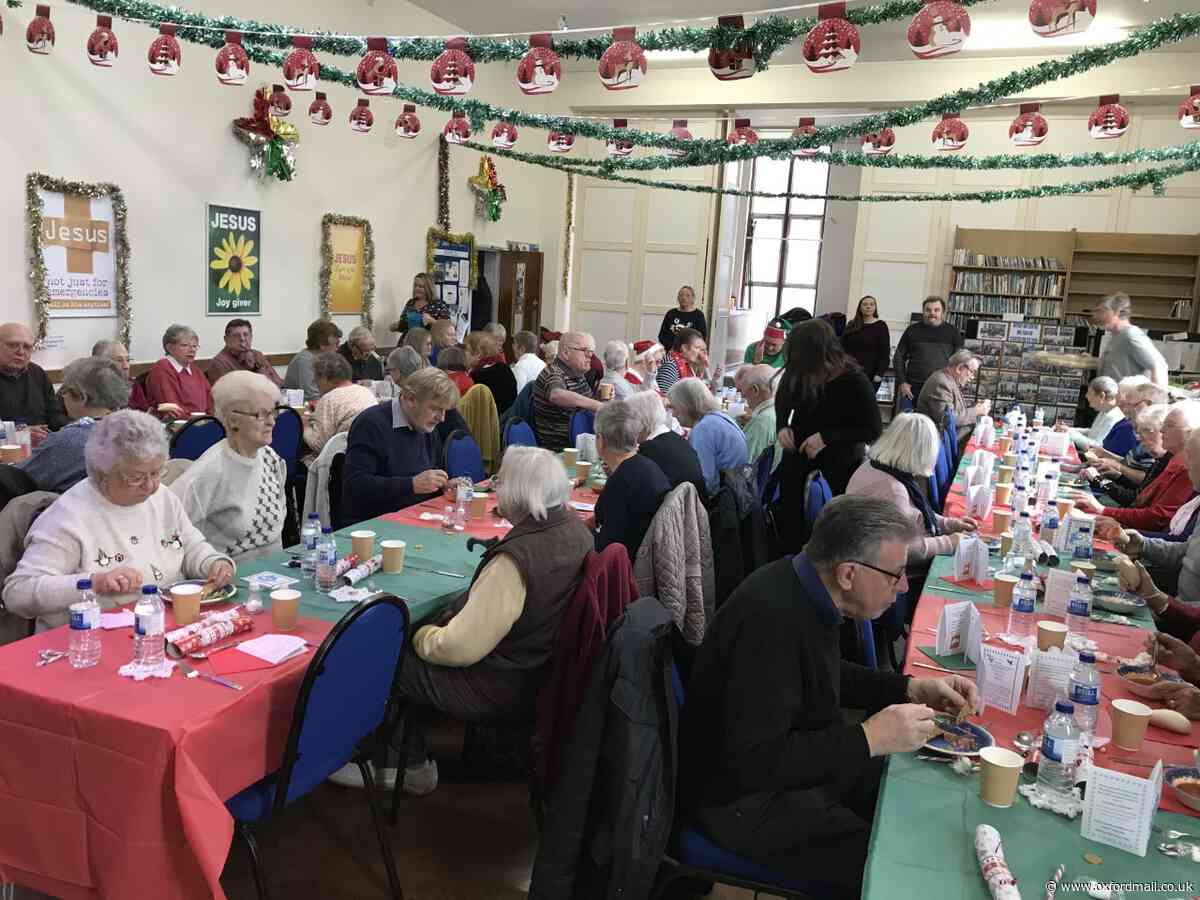 Sixty senior citizens enjoy free Christmas lunch in Witney