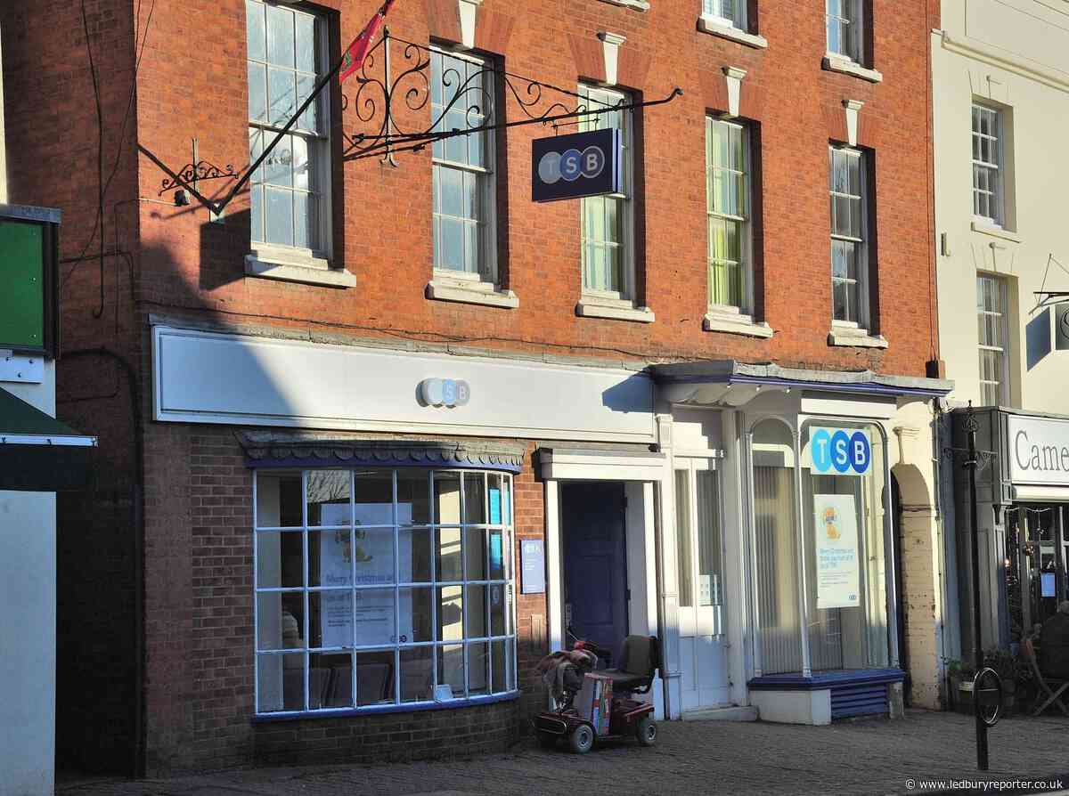 TSB say 'use it or lose it' to Ledbury customers, because of ongoing bank review
