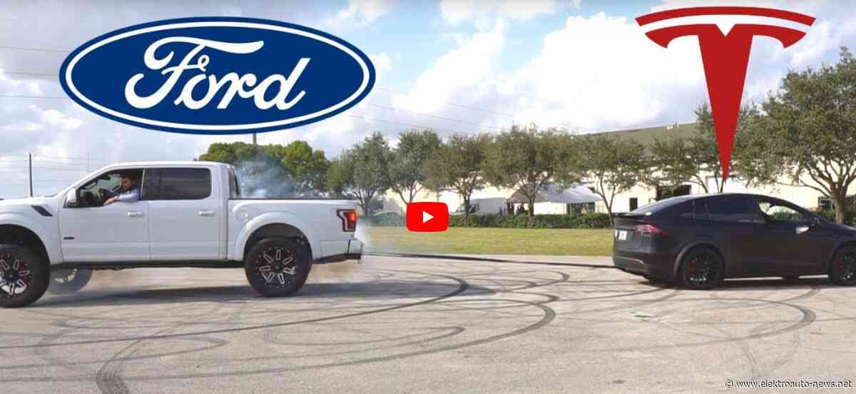 Ford F-150 4×4 stellt sich dem Tesla Model X und verliert