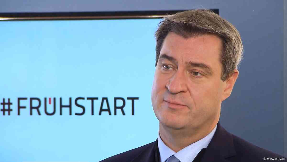 Söder im n-tv Frühstart: SPD sollte "auf Augenhöhe mit Realität" bleiben