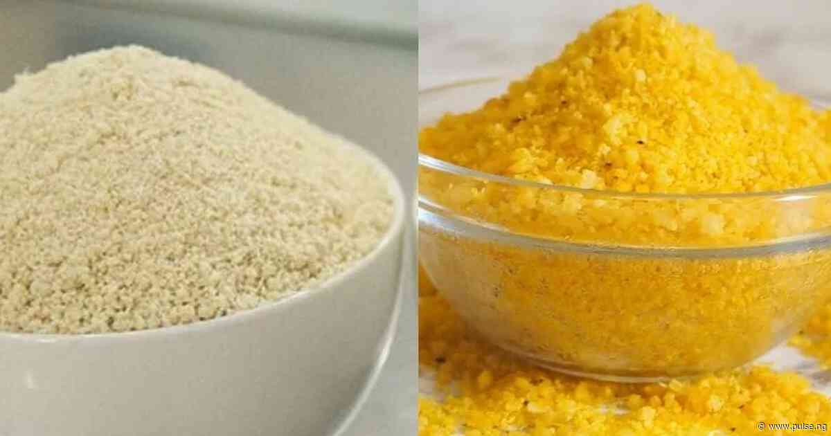 Different creative ways to use garri in making food