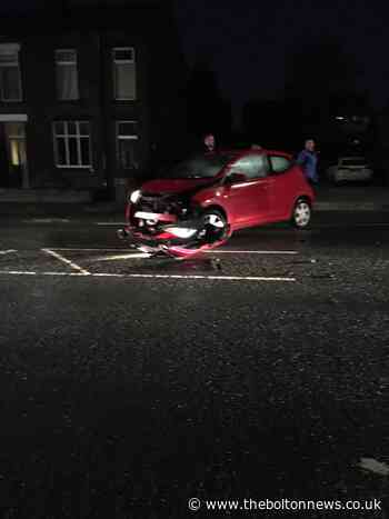Biker taken to hospital after Westhoughton crash