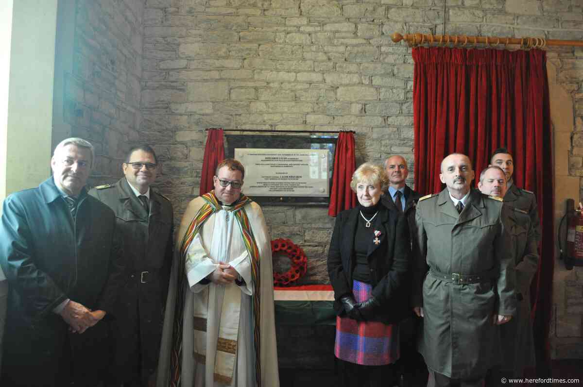 Hungary's special thanks to Herefordshire village