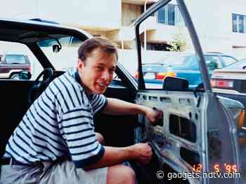 Elon Musk's Mother Shares a 1995 Photo of Him Fixing Car Window