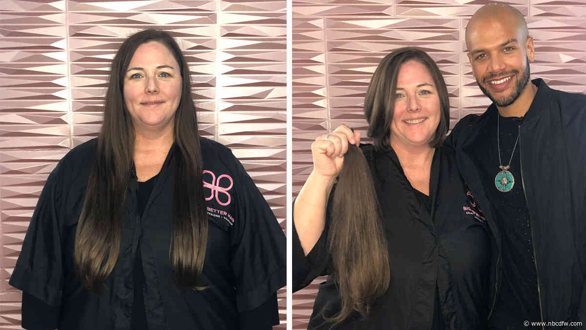 #SomethingGood: NBC 5 Photographer Donates Hair for Children in Need