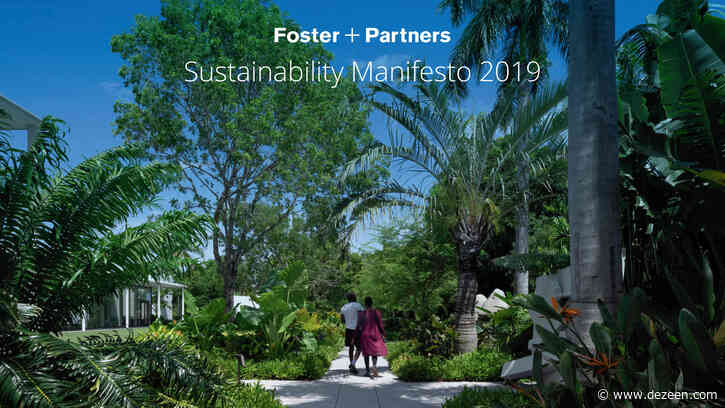 Foster + Partners launches sustainability manifesto