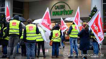 Warnstreiks bei Kaufhof und Karstadt