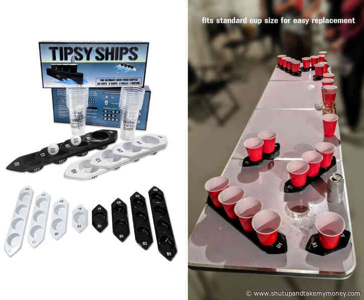 Tipsy Ships Is Like Battleship For Your Been Pong Table