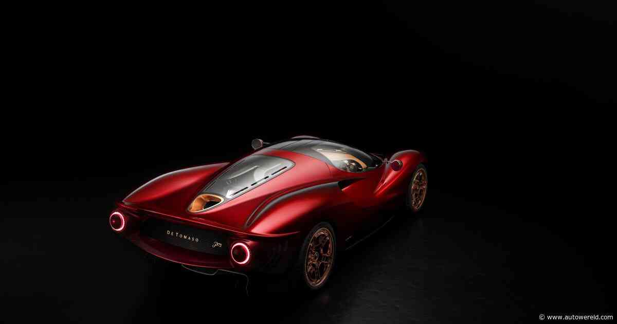 Dit ligt er in de derrière van de De Tomaso P72 (2020)