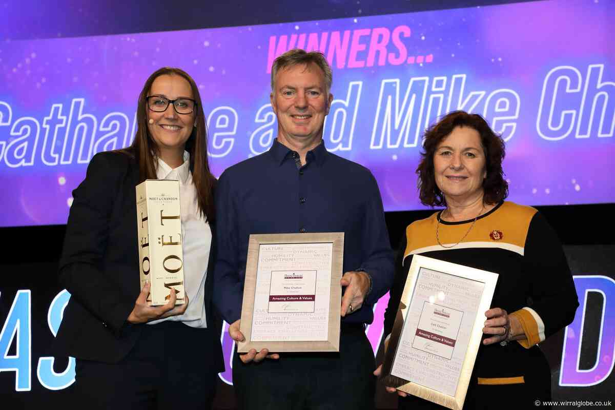 Caring Wirral couple receive top award for their 'amazing cultures and values'