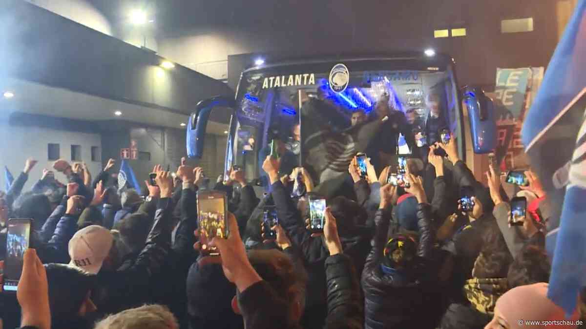 Atalanta im Achtelfinale - euphorischer Empfang in Bergamo