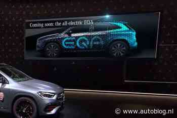 EQA wordt de volgende elektrische Mercedes