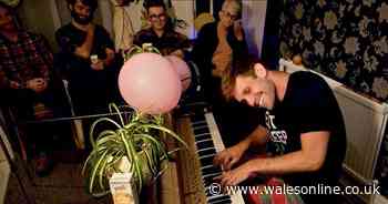 The Swedish musician who invites strangers into his home in Newport, cooks food for them and plays piano