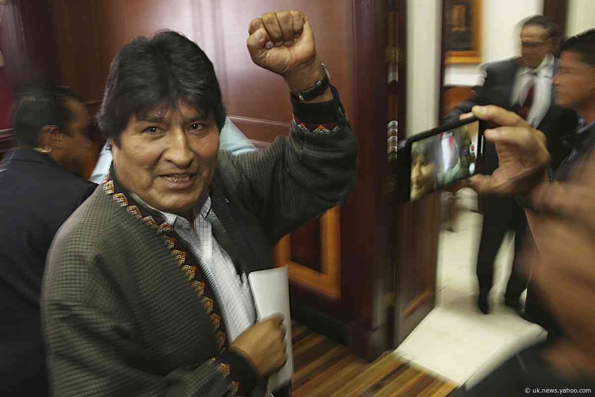 Former Bolivian leader Morales moves to Argentina