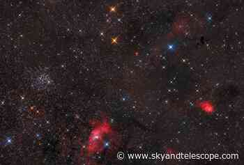 Bubble nebula and friends