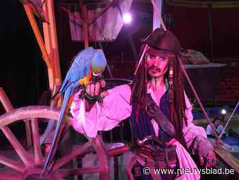 Captain Jack (Sparrow) treedt 26 keer op in Circus Boxtalino in De Schorre