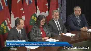 Ontario teachers’ unions launch court challenge against Bill 124